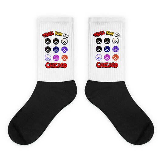 race day / rest day socks