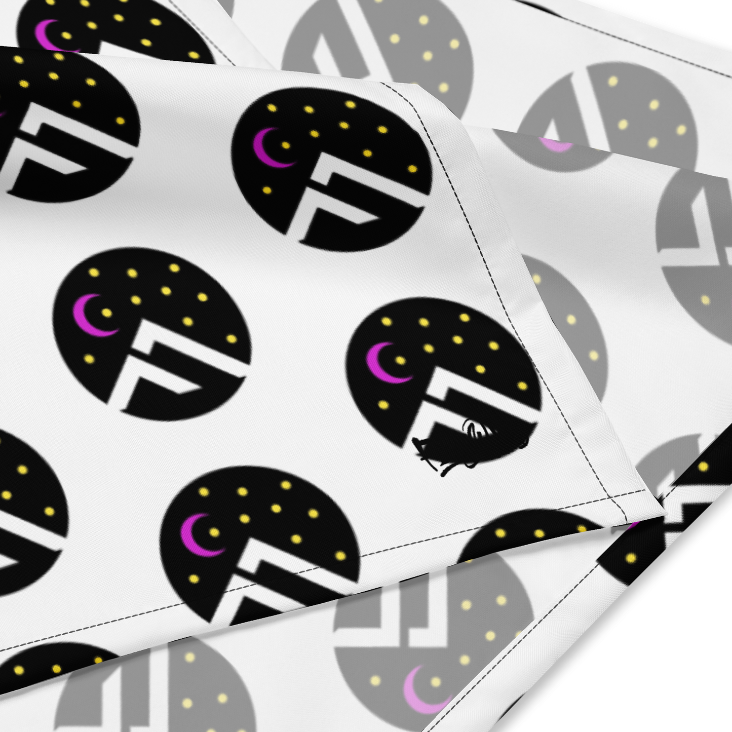 finespotted logo bandana