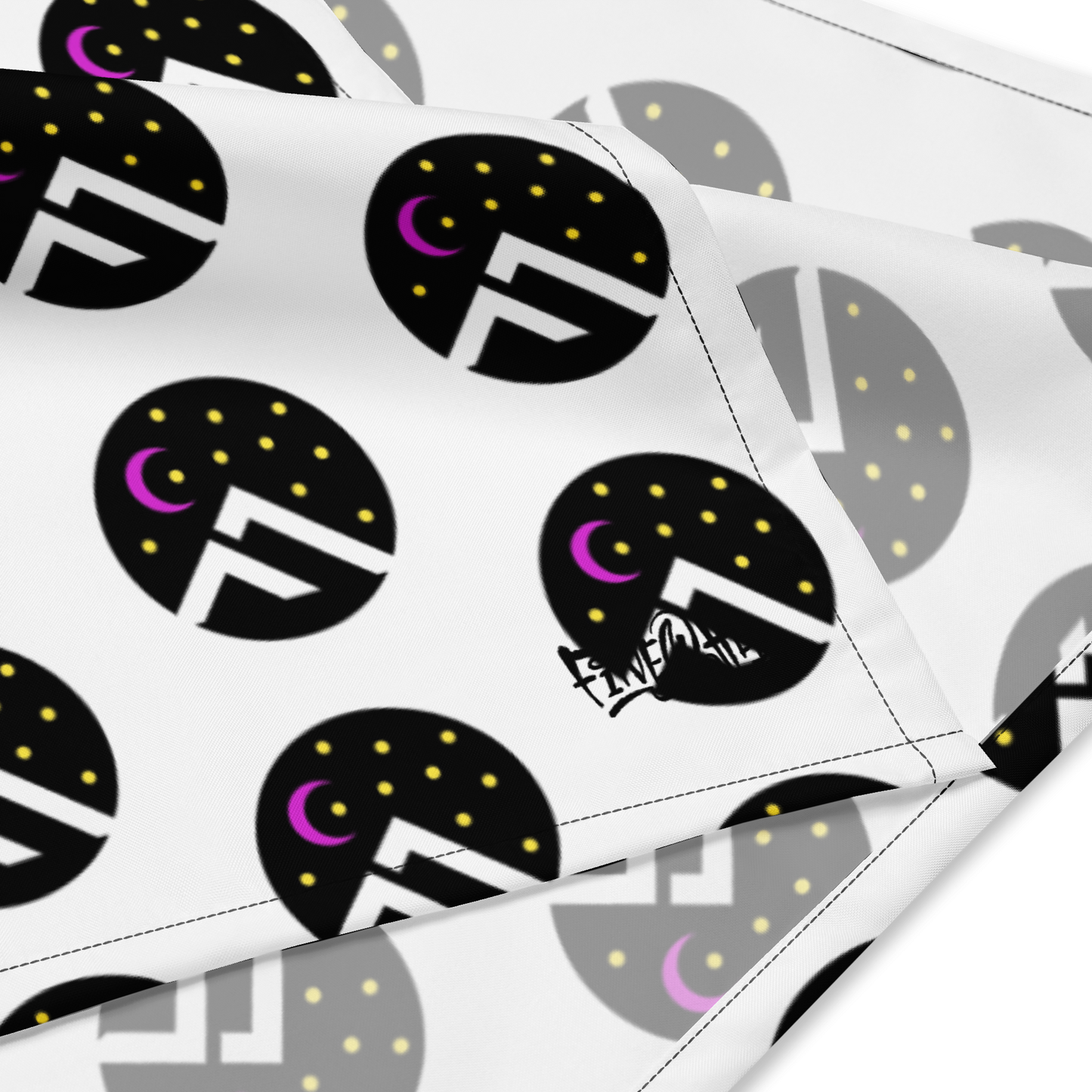finespotted logo bandana