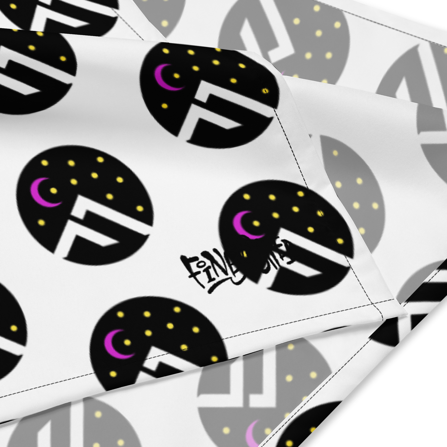 finespotted logo bandana